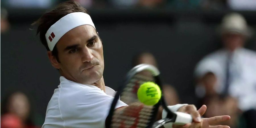 Federer steht im Wimbledon-Viertelfinal.