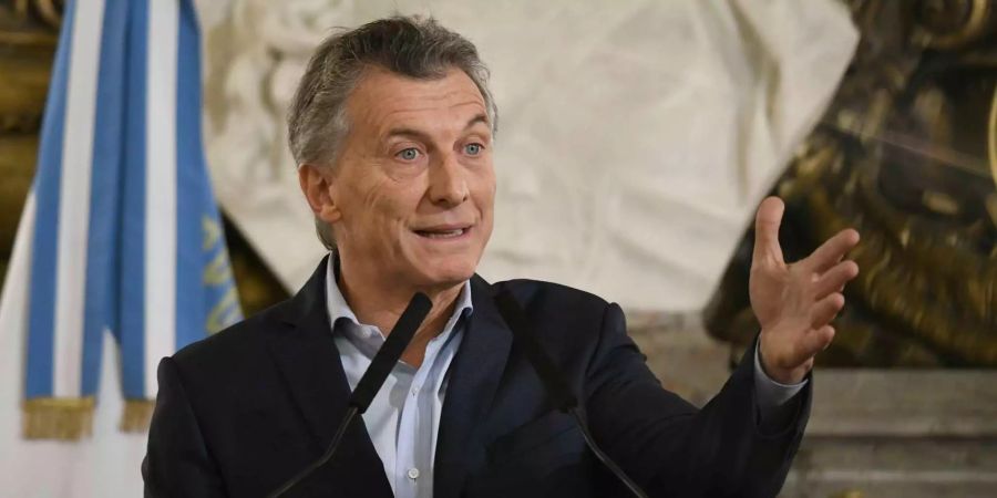 Argentiniens Präsident Mauricio Macri.