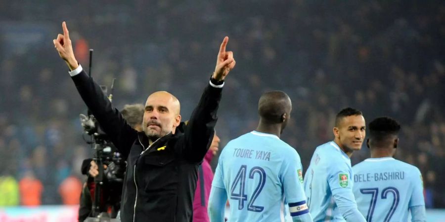 Für Pep Guardiola läuft es in dieser Saison mit Manchester City blendend.