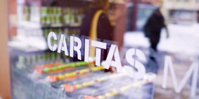 Das Logo der Caritas. Caritas Logo
