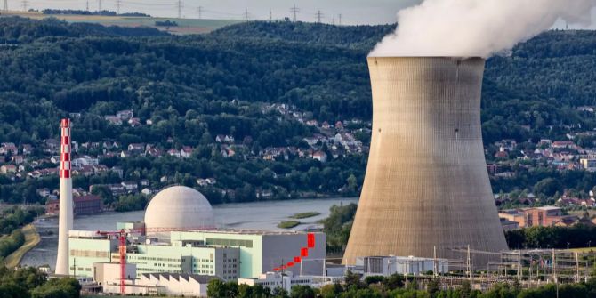 Das Atomkraftwerk Leibstadt, aufgenommen im Mai 2011.