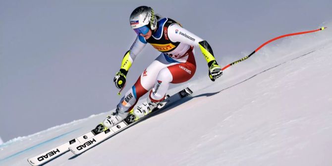 Corinne Suter fährt im Super-G zu Bronze