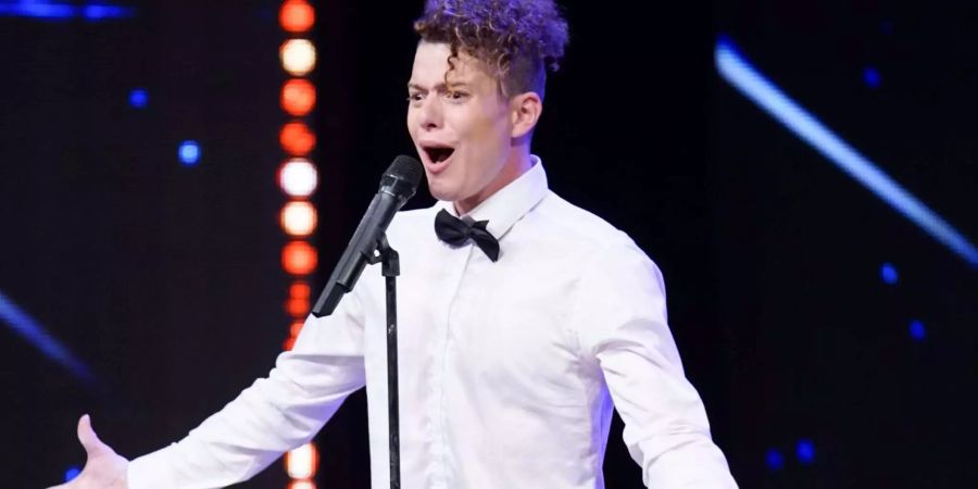 Überzeugte die Jury: Ex-Kunstturner Lucas Fischer in «Das Supertalent».