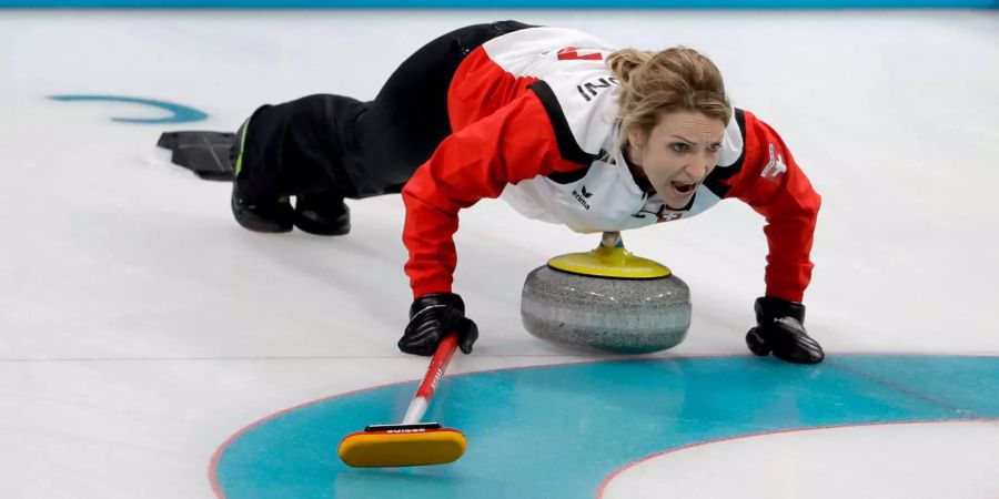 Skip Silvana Tirinzoni und ihr Team hatten nach dem Sieg gegen Russland nochmals Mut gefasst.