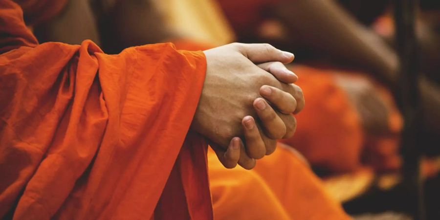 Ein buddhistischer Mönch.