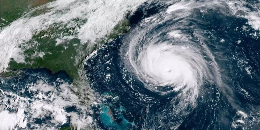 Ein Satelliten-Bild des Hurrikans «Florence», der auf die US-Küste zugeht.