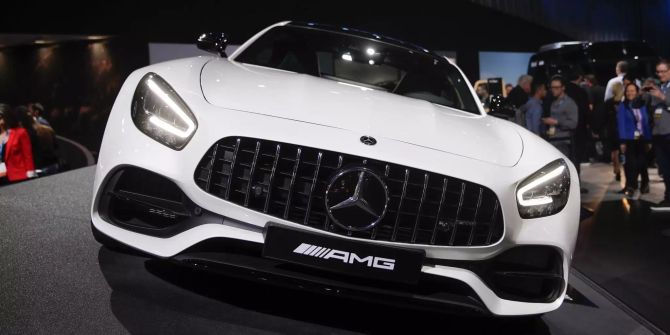 Das Mercedes AMG GT Coupe 2020 wird auf der Los Angeles Auto Show präsentiert.