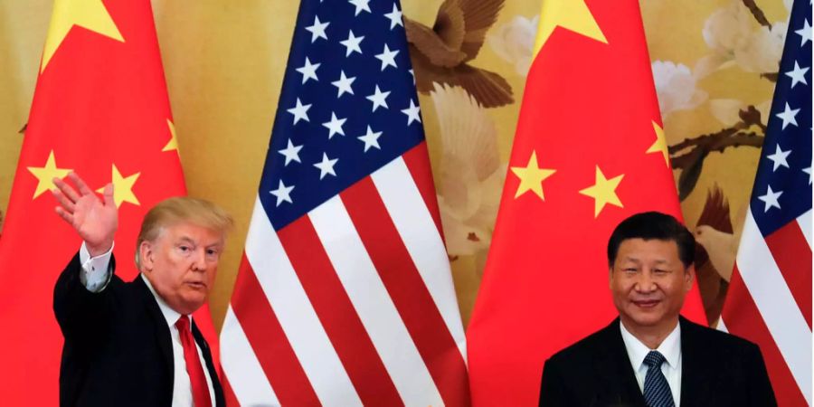 US-Präsident Donald Trump und Chinas Präsident XI Jinping.
