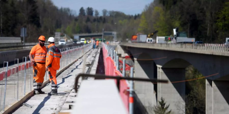 baustelle autobahn