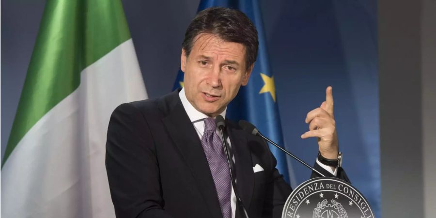 Italiens Regierungschef Giuseppe Conte.