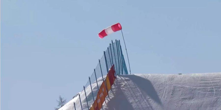 Der Wind sorgte in Pyeongchang immer wieder für Verzögerungen.