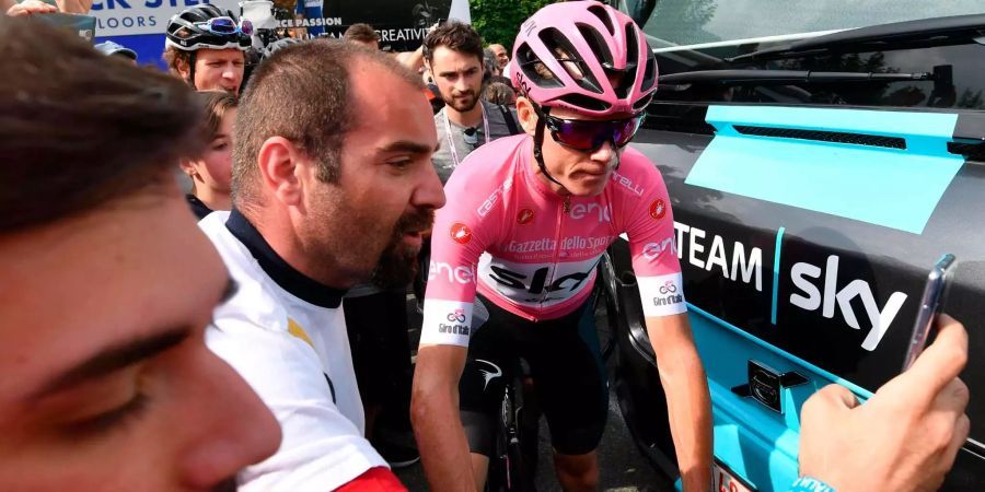 Chris Froome führt im Gesamtklassement weiterhin 46 Sekunden vor Tom Dumoulin.