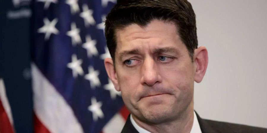 Paul Ryan hat keine Lust mehr.