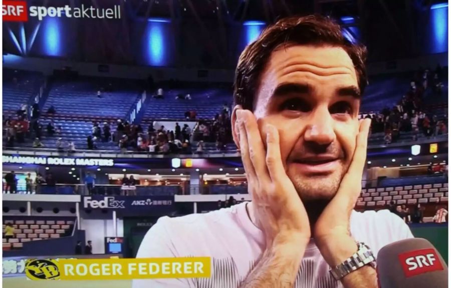 ... Tennis-Maestro Roger Federer.