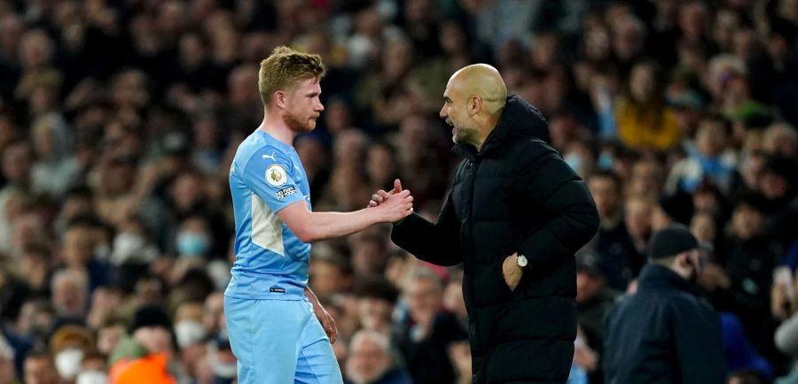 De Bruyne Pep Guardiola