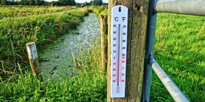 Ein Thermometer (Symbolbild). Thermometer Temperaturmessen Temperatur