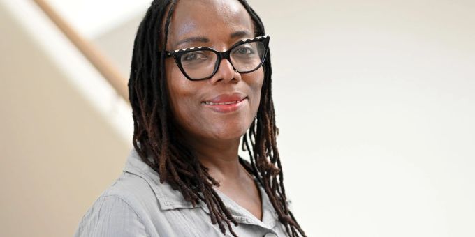 Tsitsi Dangarembga, Friedenspreisträgerin des Deutschen Buchhandels, beim 10. Literaturfestival LIT:potsdam. Tsitsi Dangarembga, Friedenspreisträgerin des Deutschen Buchhandels, beim 10. Literaturfestival LIT:potsdam.