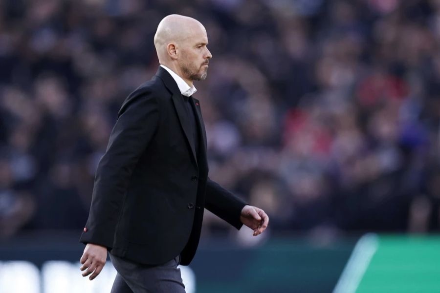 Manchester Uniteds künftigen Trainer Erik ten Hag erwartet viel Arbeit.