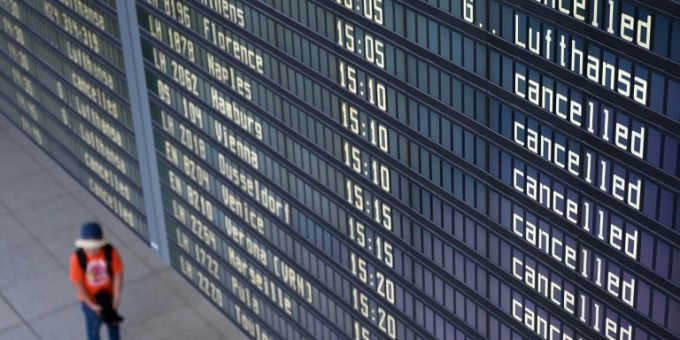 Zahlreiche Flüge abgesagt Zahlreiche Flüge abgesagt