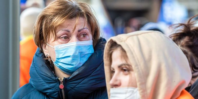 Flüchtlinge aus der Ukraine. Flüchtlinge aus der Ukraine.