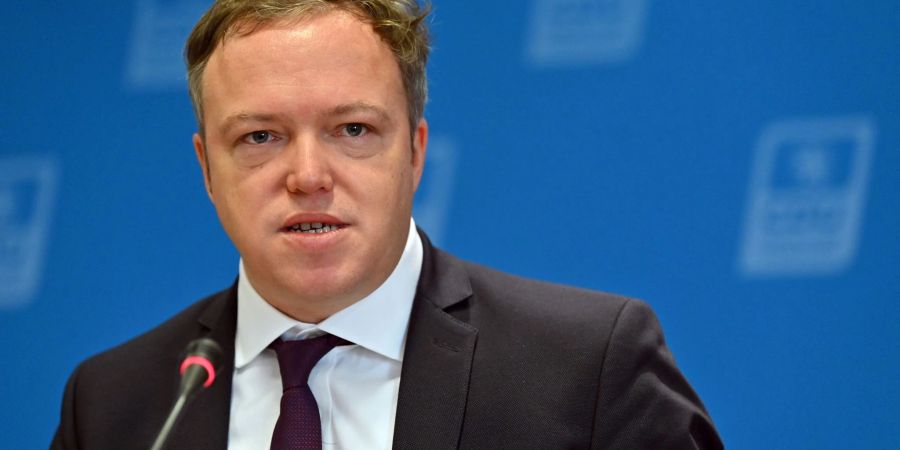Mario Voigt, Thüringens CDU-Fraktionschef, spricht während einer Pressekonferenz der CDU-Fraktion im Thüringer Landtag.
