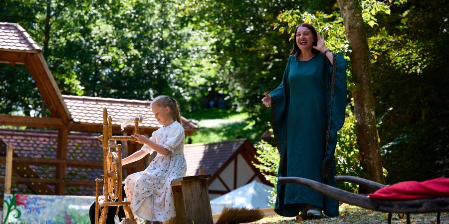 Frau mit Kinder