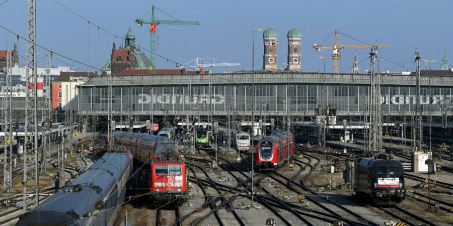 Regionalzüge am Hauptbahnhof München