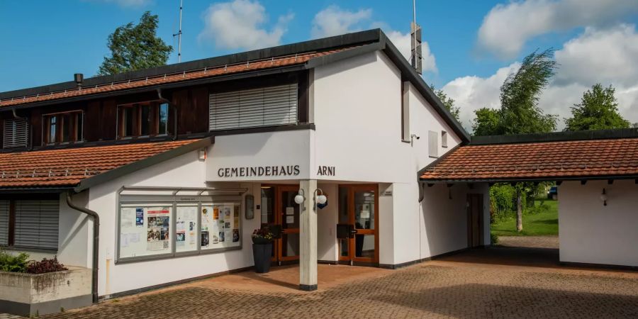 Das Gemeindehaus an der Staldenstrasse in Arni (AG).