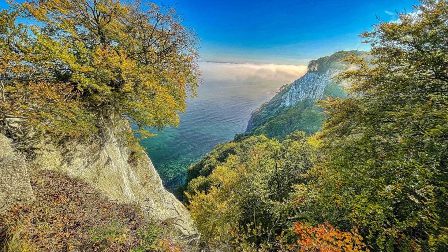 Rügen Meer Königsstuhl Aussichtsplattform Fels