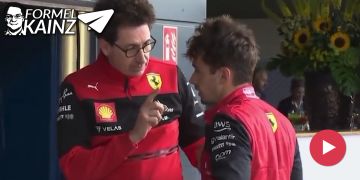 Ferrari Binotto Charles Leclerc