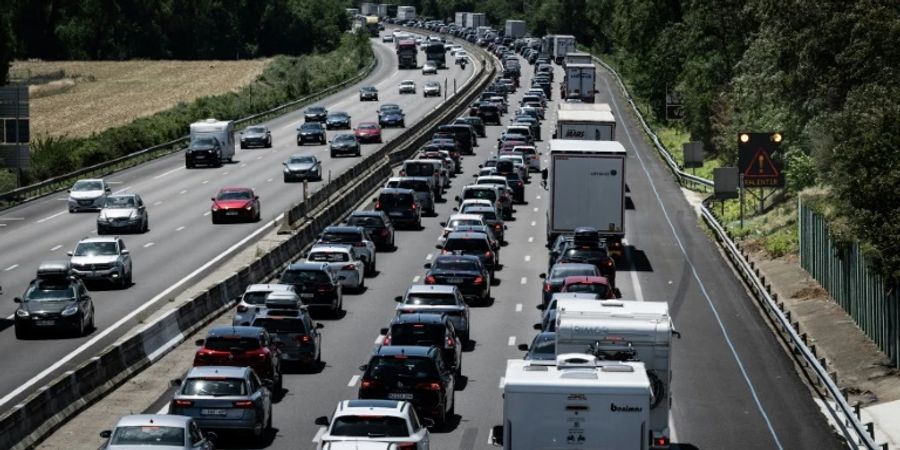 Stau in Frankreich
