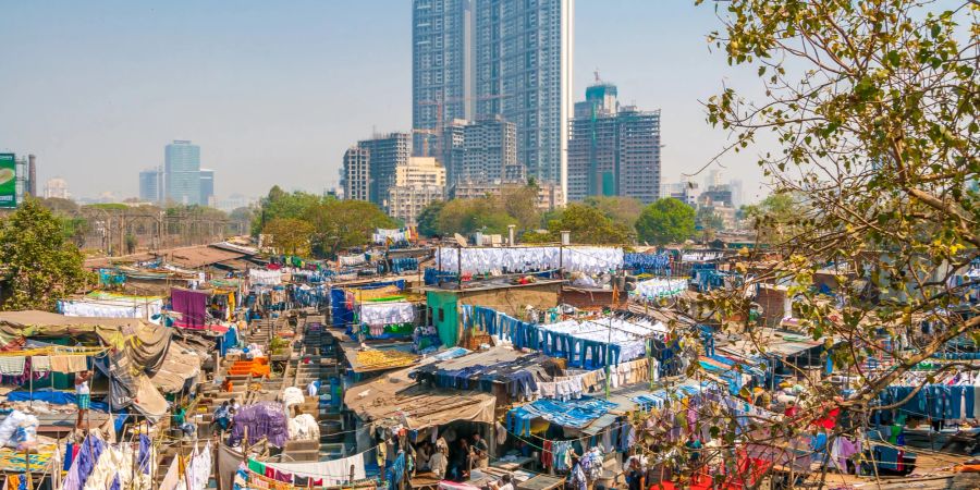 Mumbai, Markt, Indien, Stadt