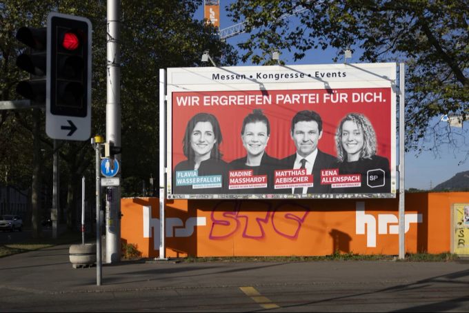 SP-Plakat Wahlen 2023