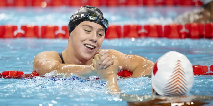 Nora Meister im Einsatz bei den Paralympics 2024. Nora Meister Paralympics