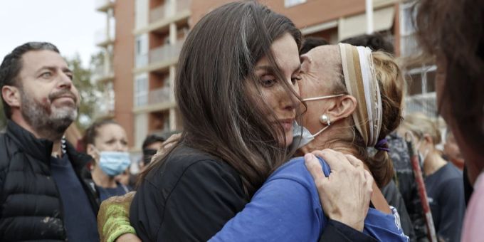 Nach Schlamm-Attacke - Spaniens Letizia: «Natürlich sind sie wütend»