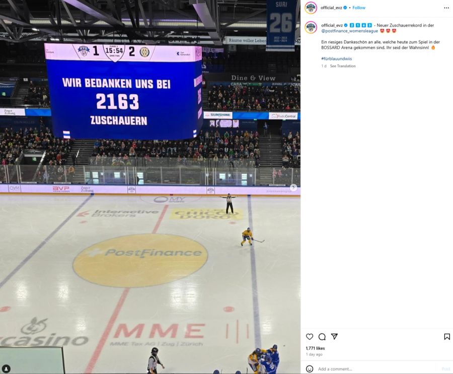 EV Zug HC Davos