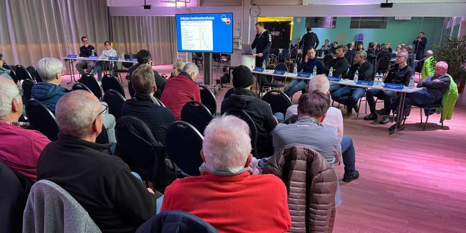 Männer Konferenz Speaker Raum