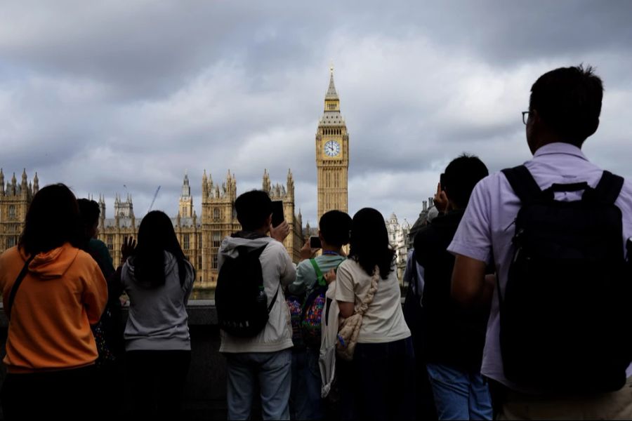 London, Big Ben, Touristen