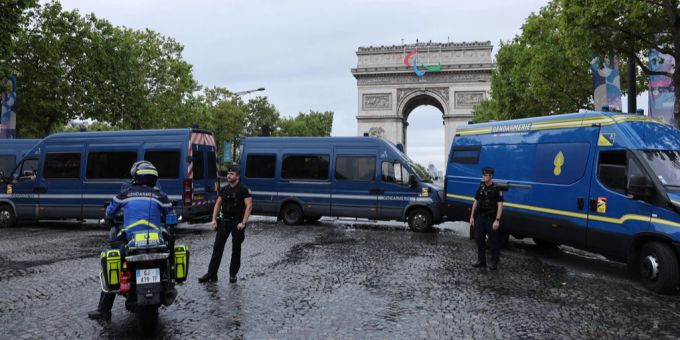 Das Sicherheitsaufgebot in Paris ist gross. Olympia 2024