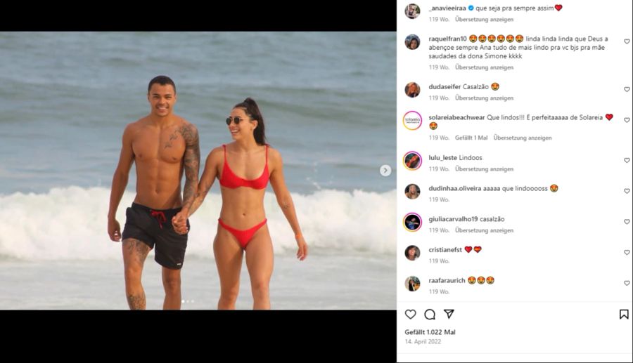 Ana Vieira und Gabriel Santos sind seit Jahren das Traum-Paar in Brasiliens Schwimm-Mannschaft.