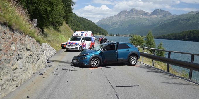 Verkehrsunfall in Sils i.E./Segl. Verkehrsunfall in Sils i.E./Segl