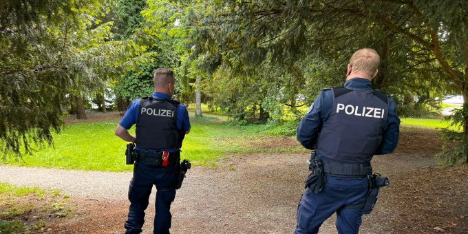 Der Vorfall ereignete sich im Alma Park in Männedorf ZH. Polizei in Männedorf