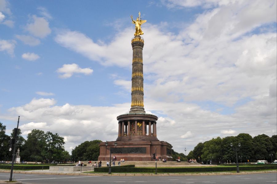 Die Siegessäule in Berlin.