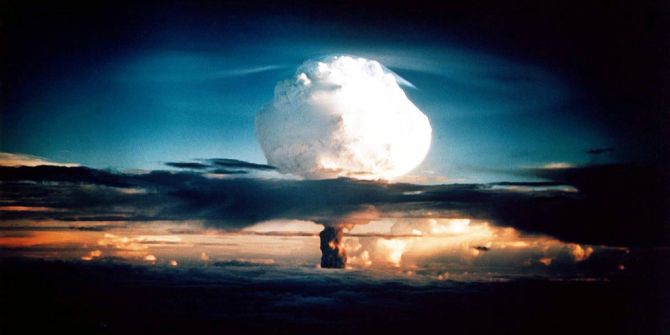 Wasserstoffbombe Test Atomkrieg