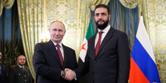 Putin Syriens Übergangspräsident al-Scharaa