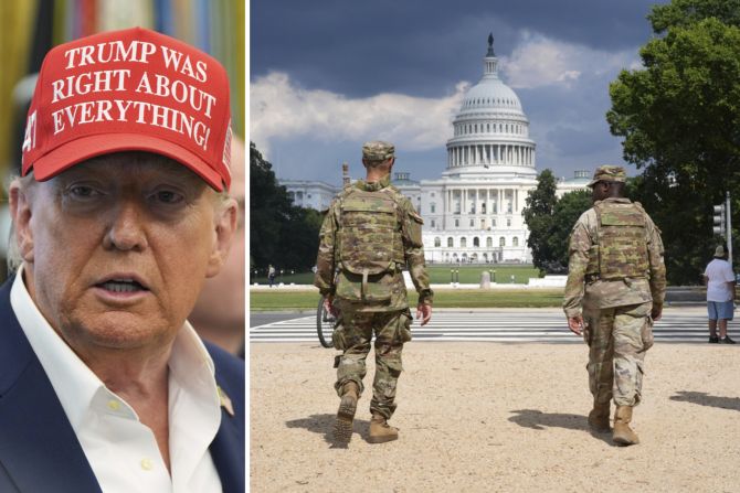 Donald Trump Nationalgarde Washington