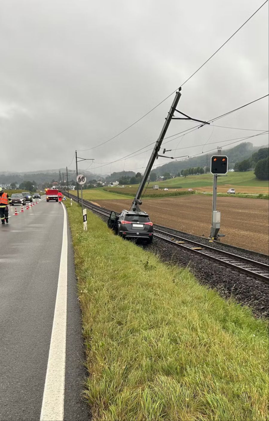 Unfall Bahnstrecke