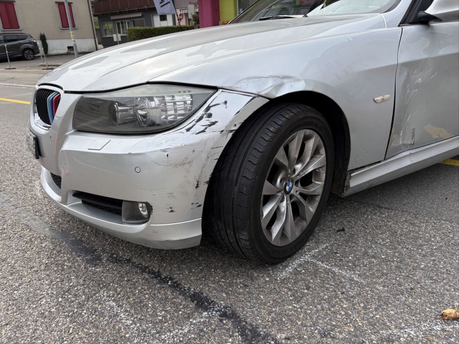 Beim Unfall entstand Sachschaden.