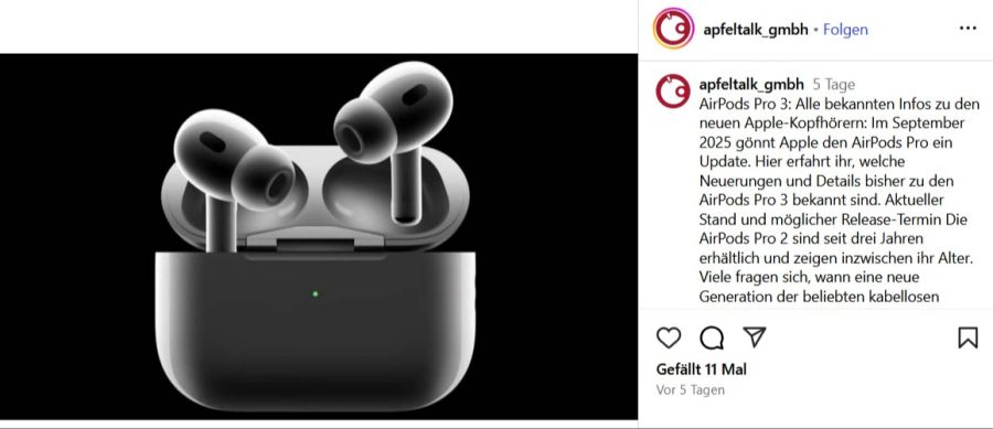 apple airpods pro 3