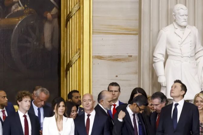 Ballsaal Spender Amtseinführung Trump